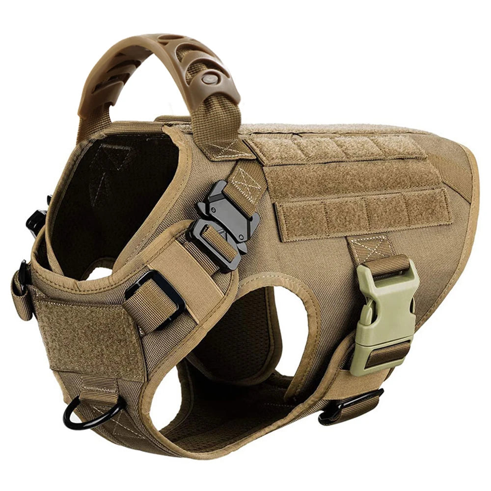 Premium Tactical Dog Harness & Leash Set – Heavy-Duty Training Gear for Medium & Large Dogs