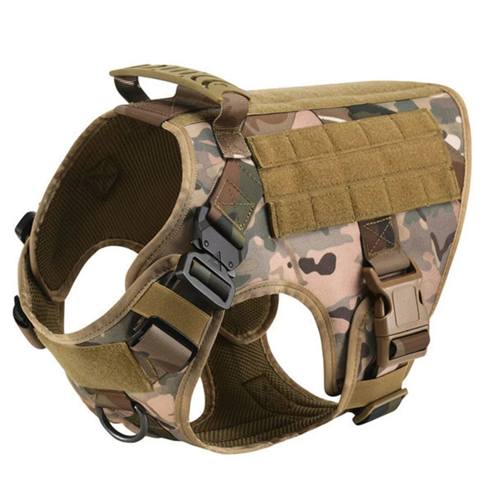 Premium Tactical Dog Harness & Leash Set – Heavy-Duty Training Gear for Medium & Large Dogs