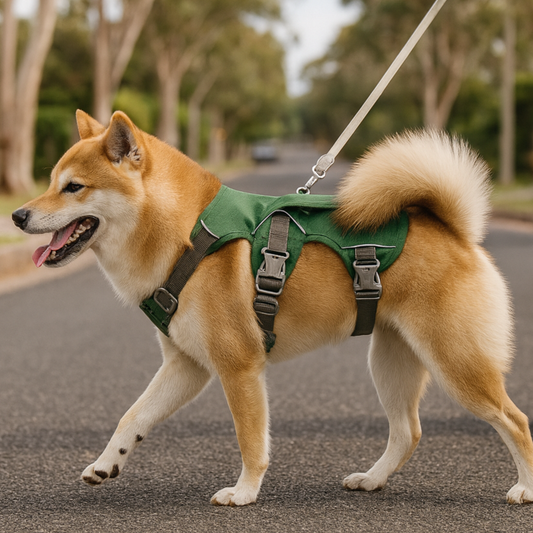 Reflective Escape-Proof Dog Harness – Adjustable No-Pull Vest for Small and Medium Dogs