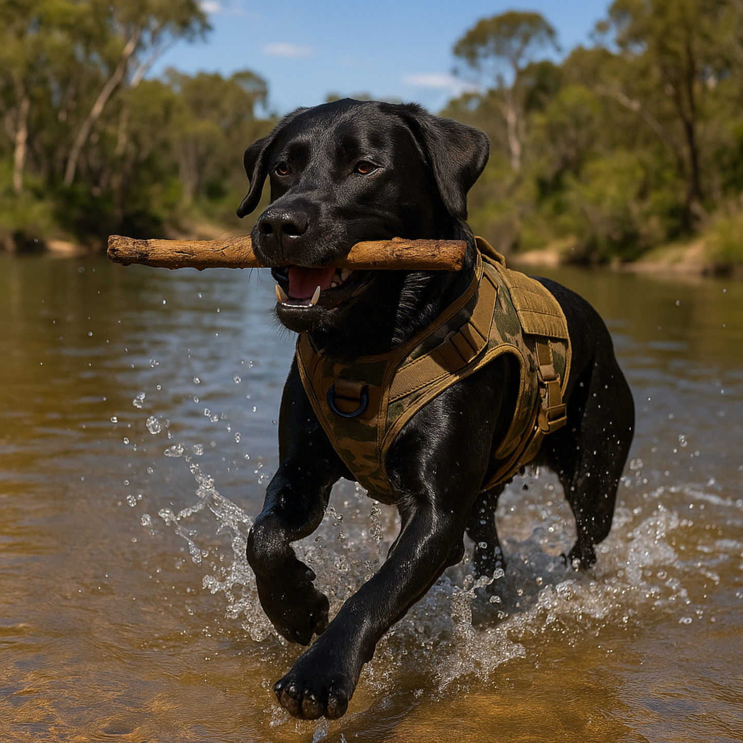 Premium Tactical Dog Harness & Leash Set – Heavy-Duty Training Gear for Medium & Large Dogs