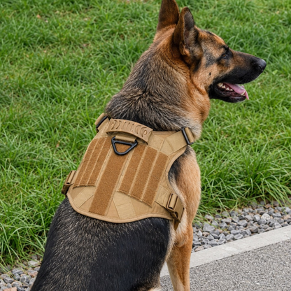 Dual-Clip Tactical Dog Harness & Leash Set