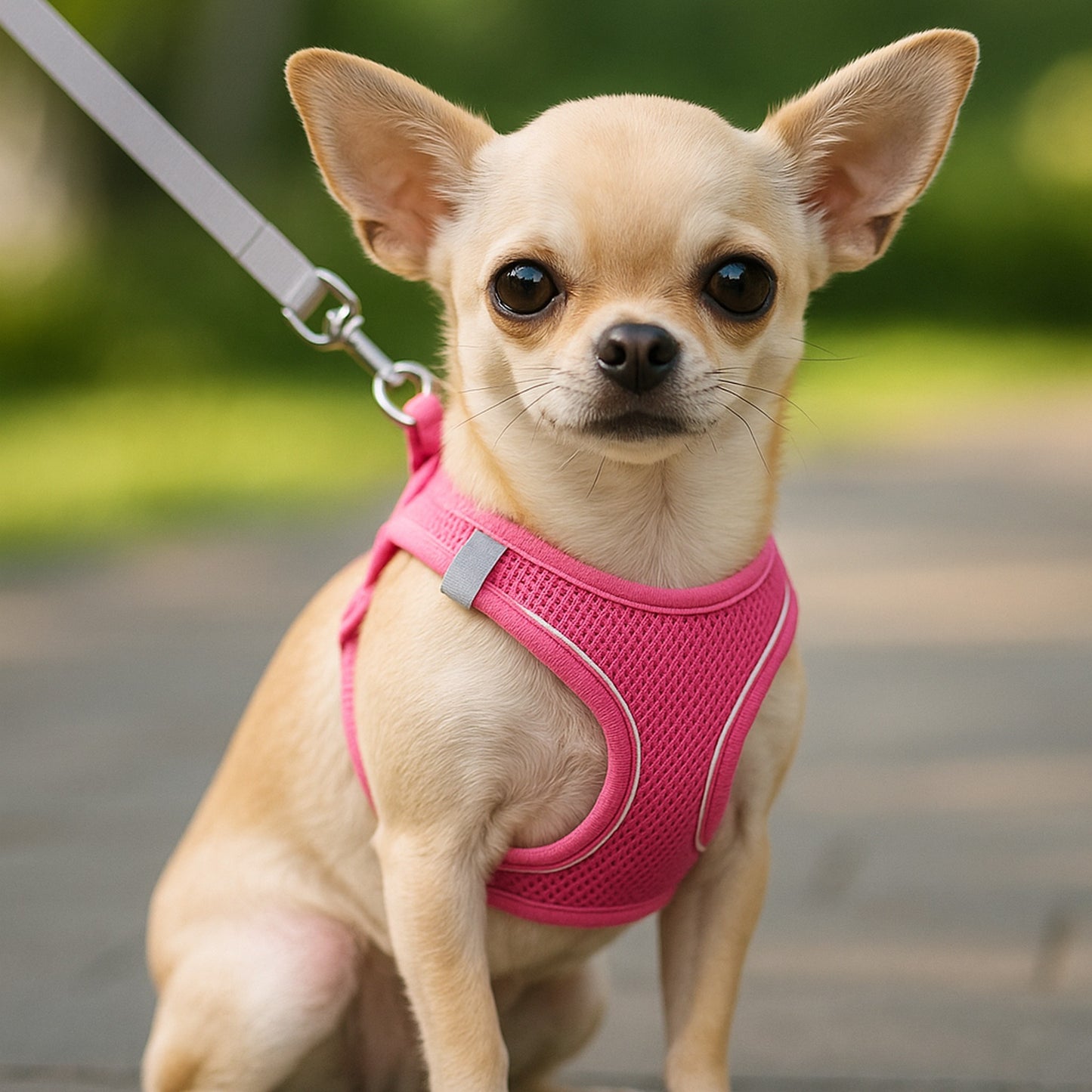 Small Dog Harness & Leash Set – Lightweight, Escape-Proof Vest for Toy Breeds