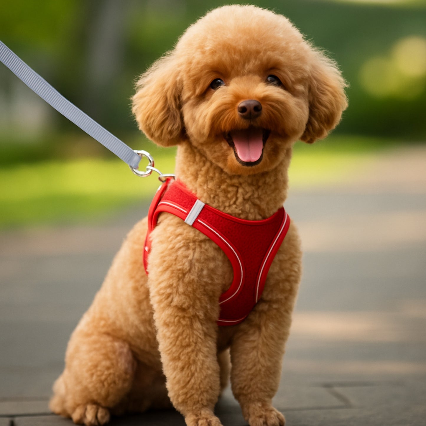 Small Dog Harness & Leash Set – Lightweight, Escape-Proof Vest for Toy Breeds