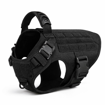 Dual-Clip Tactical Dog Harness & Leash Set