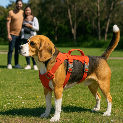 Reflective Escape-Proof Dog Harness – Adjustable No-Pull Vest for Small and Medium Dogs