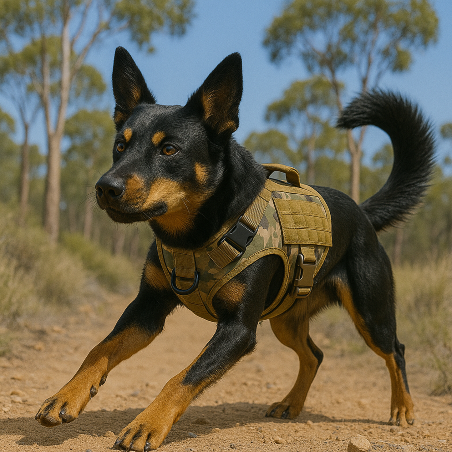 Premium Tactical Dog Harness & Leash Set – Heavy-Duty Training Gear for Medium & Large Dogs