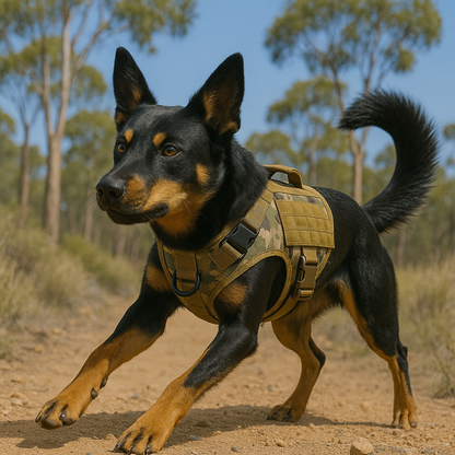Premium Tactical Dog Harness & Leash Set – Heavy-Duty Training Gear for Medium & Large Dogs