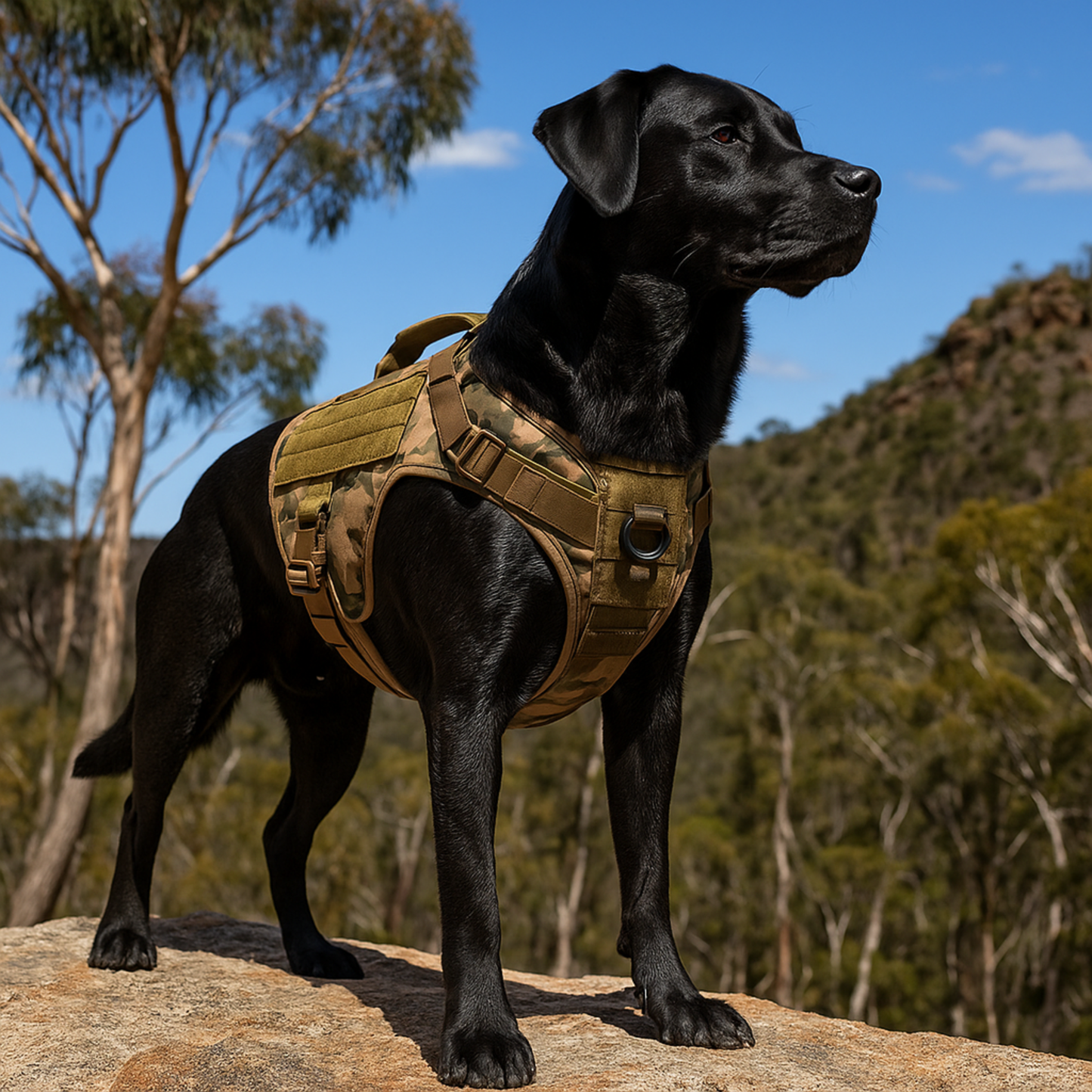 Premium Tactical Dog Harness & Leash Set – Heavy-Duty Training Gear for Medium & Large Dogs